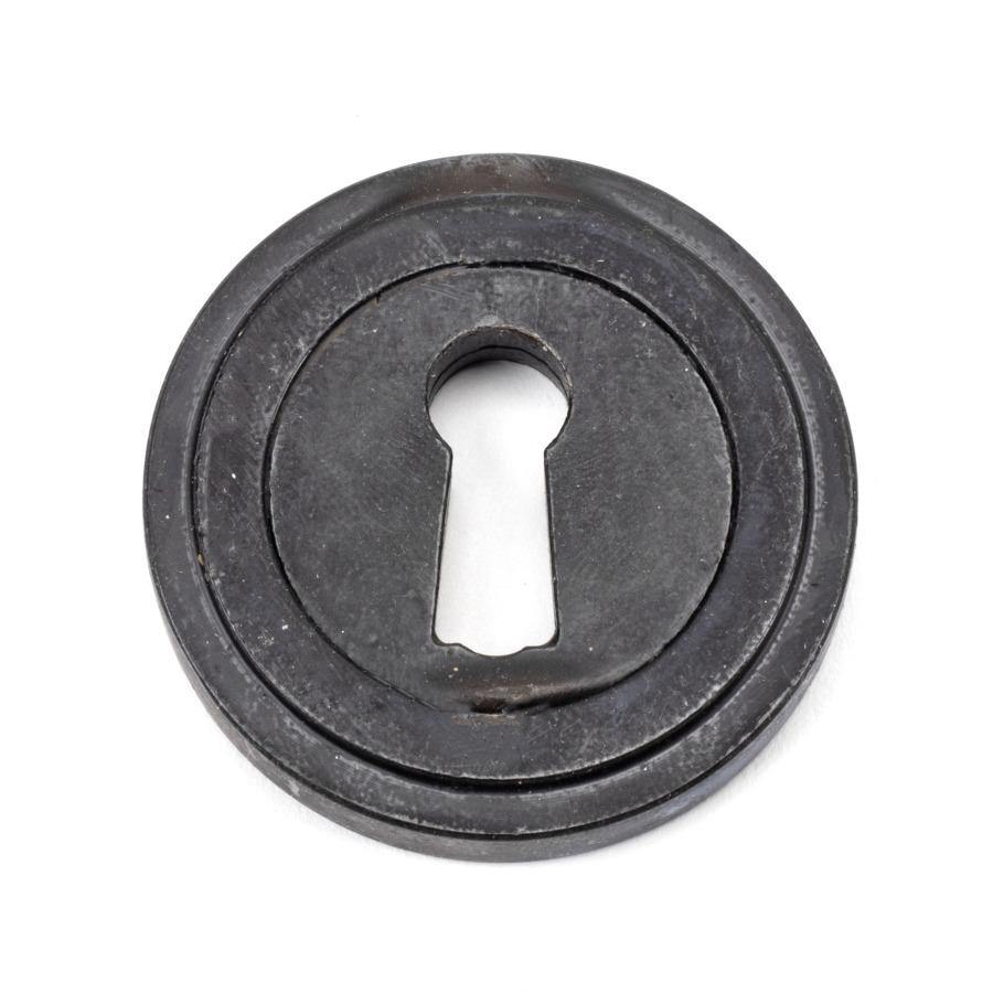 From the Anvil External Beeswax Round Escutcheon (Art Deco) - No.42 Interiors