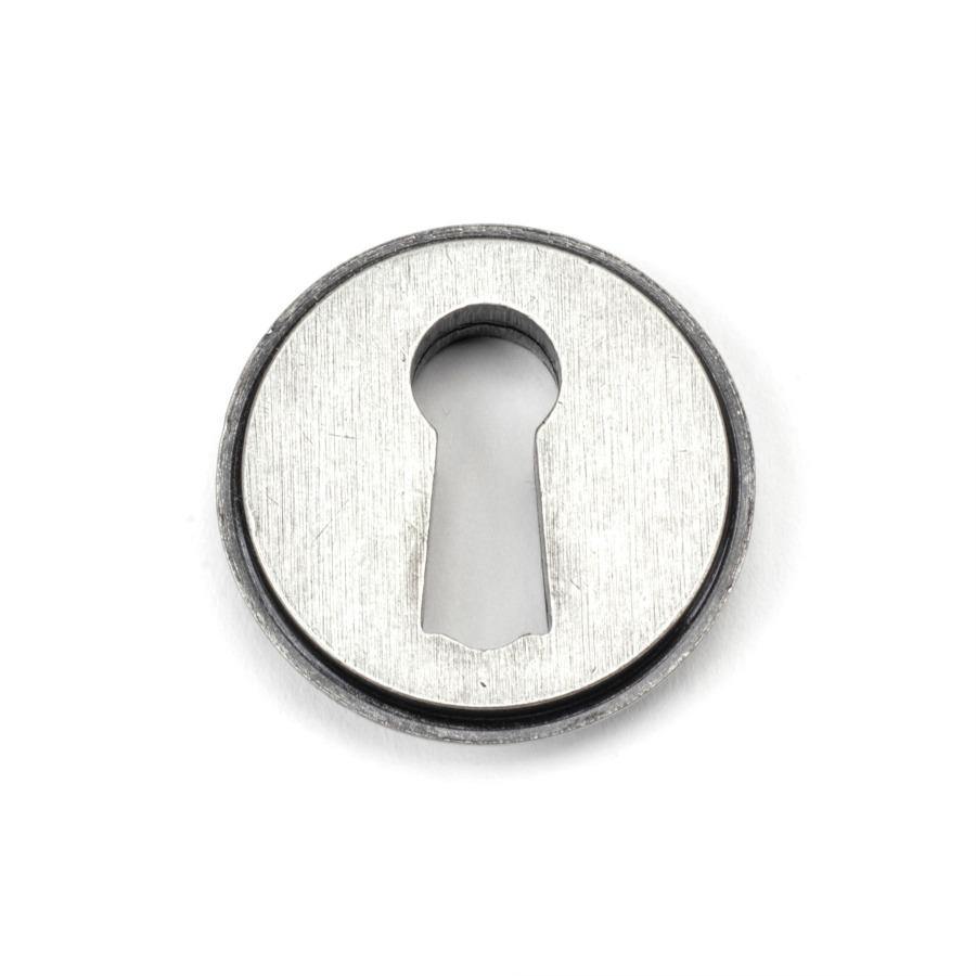 From the Anvil Pewter Round Escutcheon (Plain)