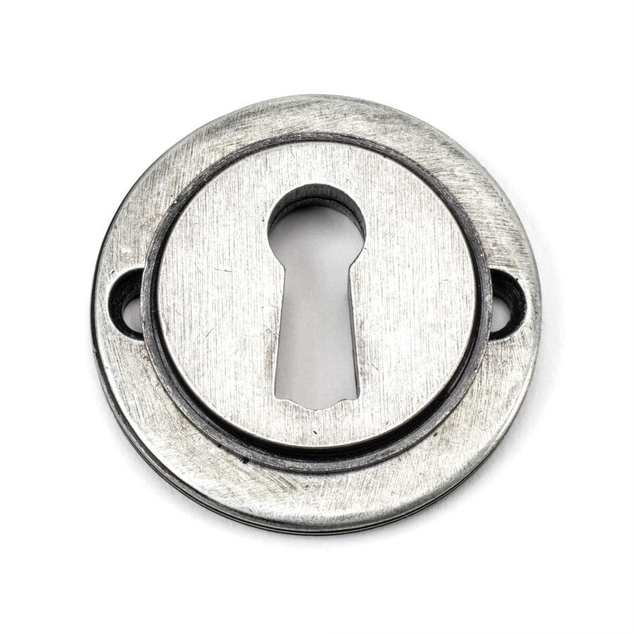 From the Anvil Pewter Round Escutcheon (Beehive)