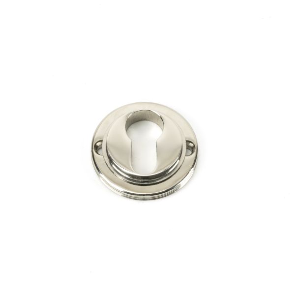 From the Anvil Polished Nickel Round Euro Escutcheon (Beehive)