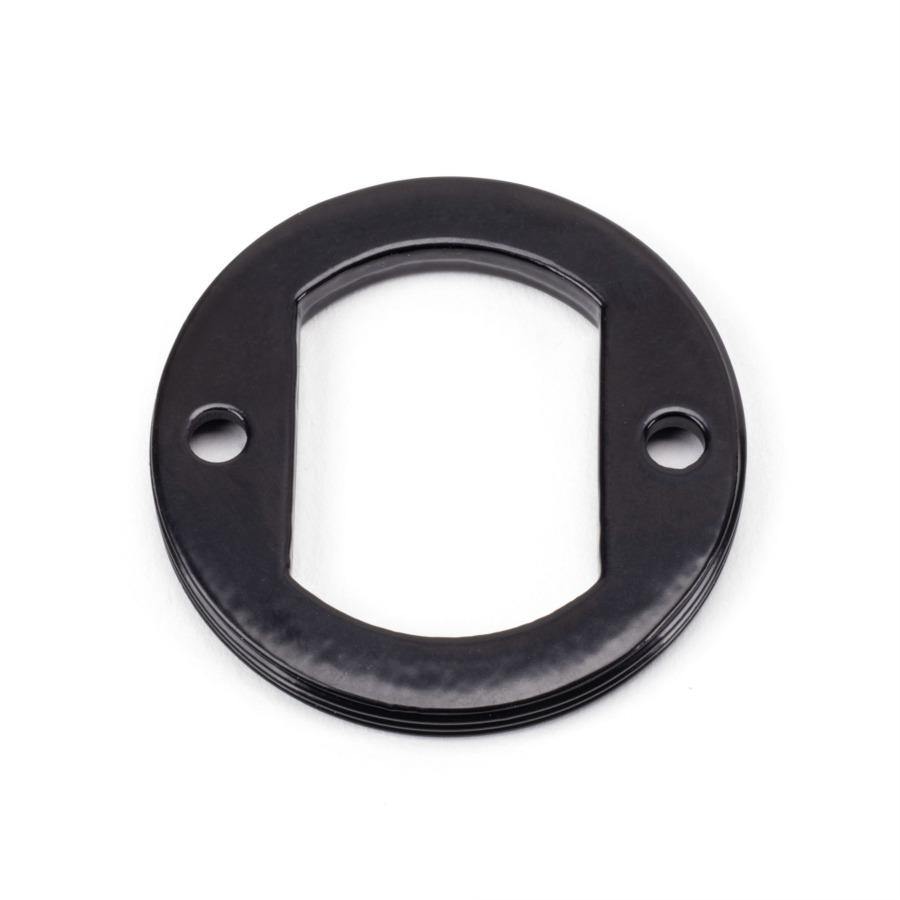 From the Anvil Black Round Euro Escutcheon (Beehive)