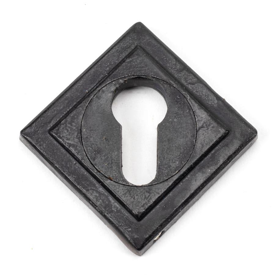 From the Anvil External Beeswax Round Euro Escutcheon (Square)