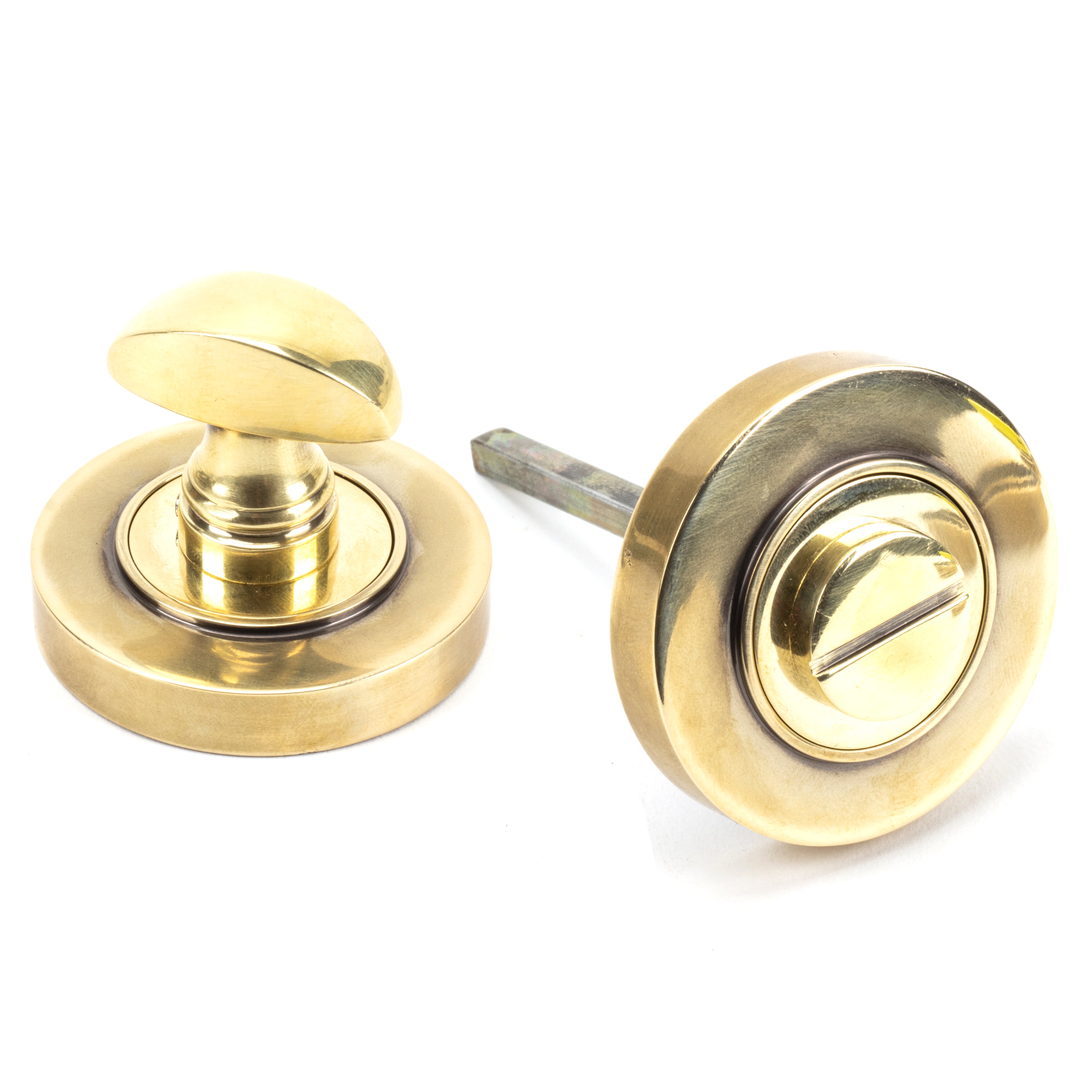 From the Anvil product code 45731 Aged Brass Round Thumbturn Set (Plain) available at No.42 Interiors. Free Delivery on orders over £50. Looking for from the anvil stockists near me, No.42 Interiors on Carter Street, Uttoxeter has a wide range of From the Anvil Ironmongery on display and available to buy in-store or order with the option of next day delivery.