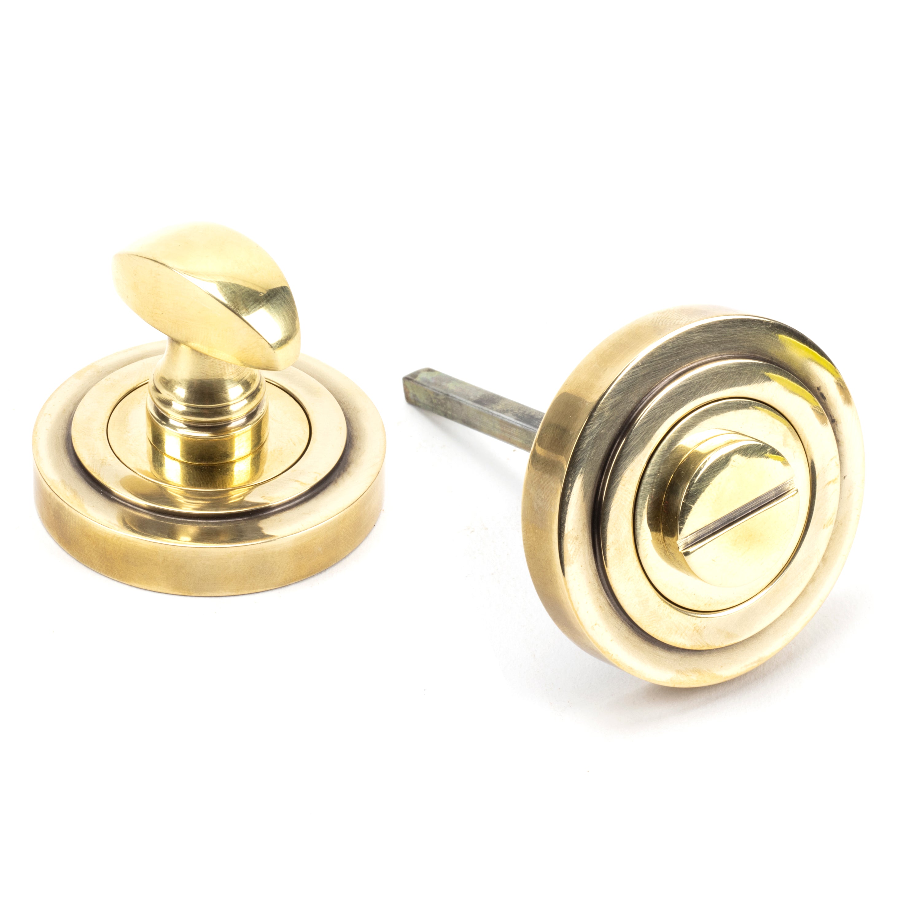 From the Anvil product code 45732 Aged Brass Round Thumbturn Set (Art Deco) available at No.42 Interiors. Free Delivery on orders over £50. Looking for from the anvil stockists near me, No.42 Interiors on Carter Street, Uttoxeter has a wide range of From the Anvil Ironmongery on display and available to buy in-store or order with the option of next day delivery.