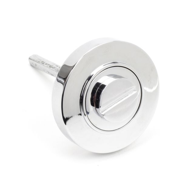 From the Anvil Polished Chrome Round Thumbturn Set (Plain)