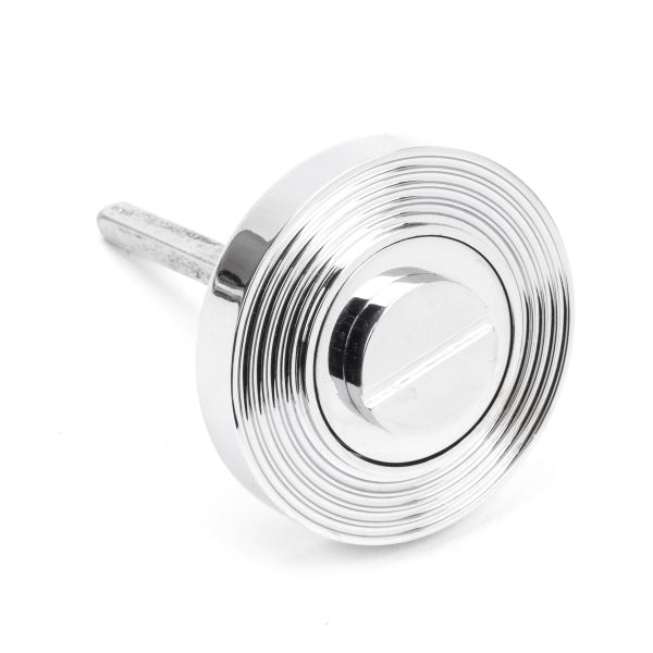 From the Anvil Polished Chrome Round Thumbturn Set (Beehive)