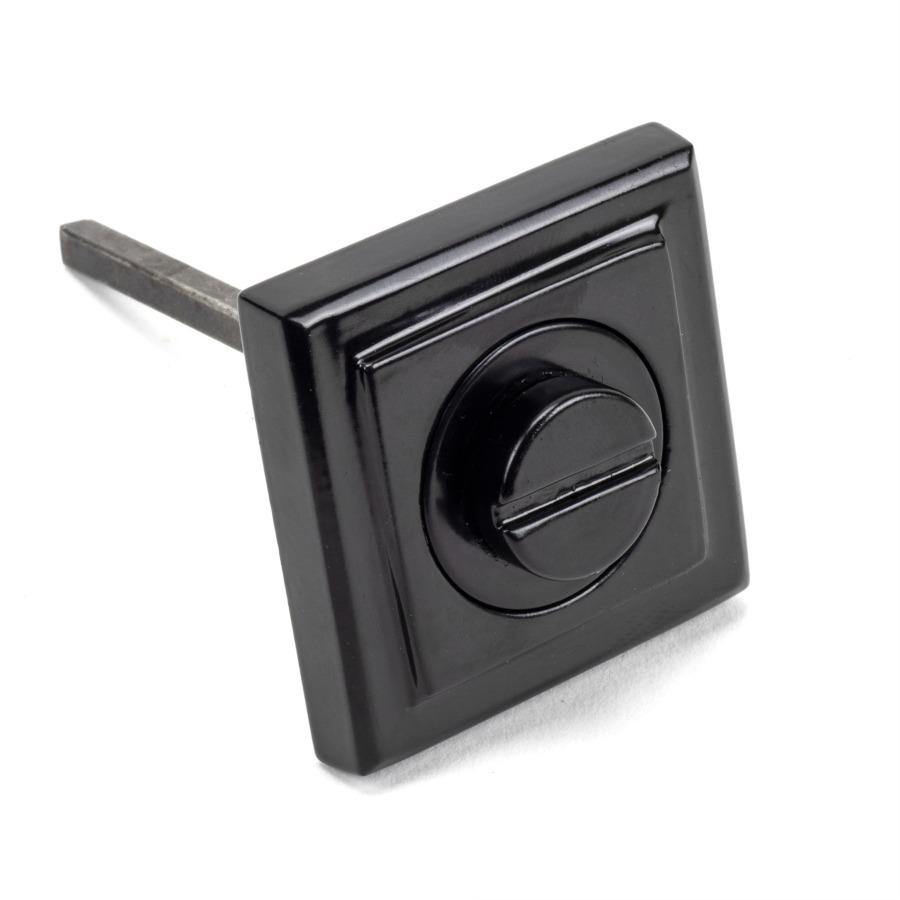 From the Anvil Black Round Thumbturn Set (Square)