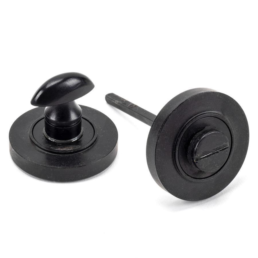 From the Anvil External Beeswax Round Thumbturn Set (Plain) - No.42 Interiors