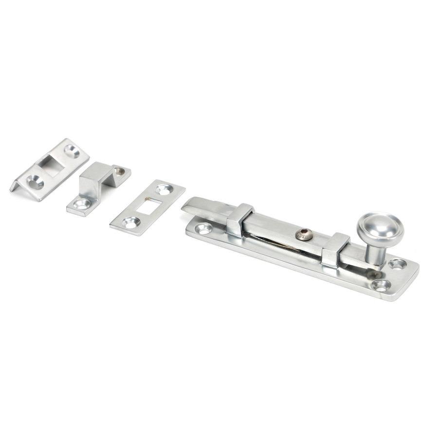 From the Anvil Satin Chrome 4" Universal Bolt - No.42 Interiors