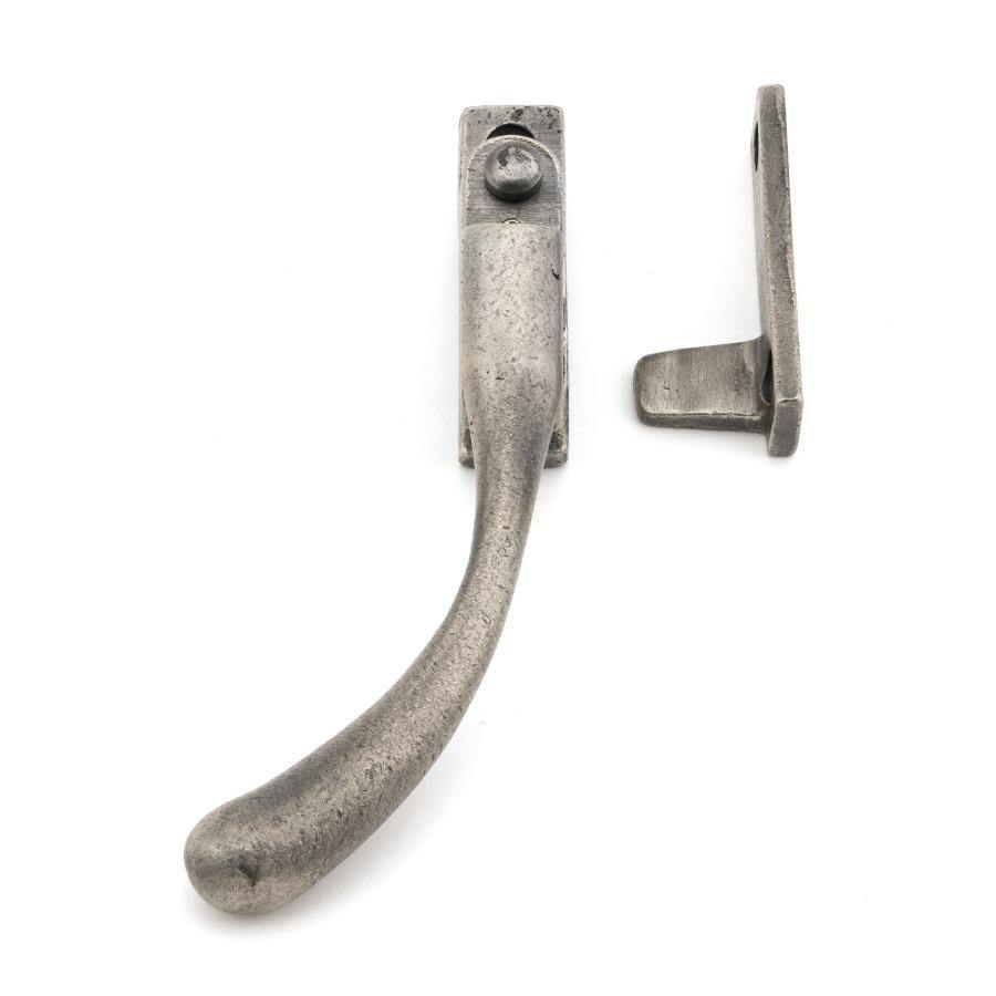 From the Anvil Antique Pewter Night-Vent Locking Peardrop Fastener - LH