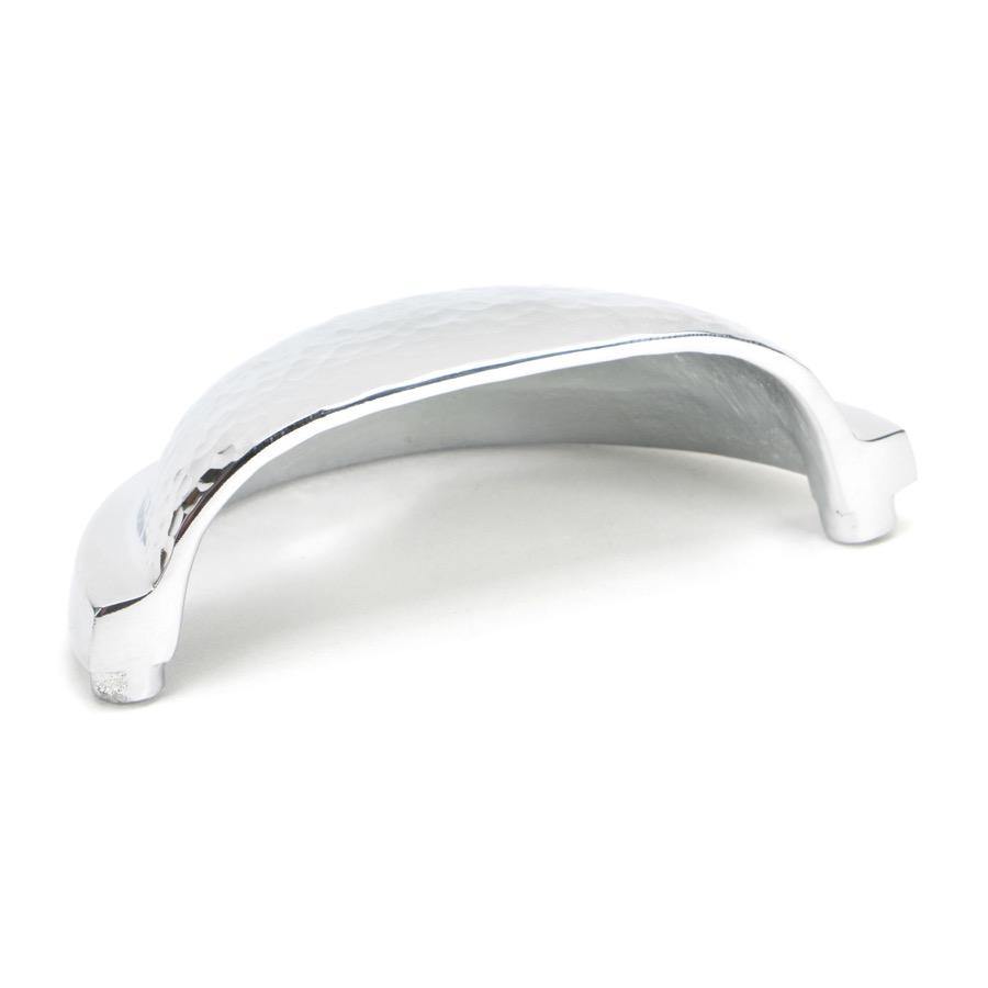 From the Anvil Polished Chrome Hammered Regency Concealed Drawer Pull