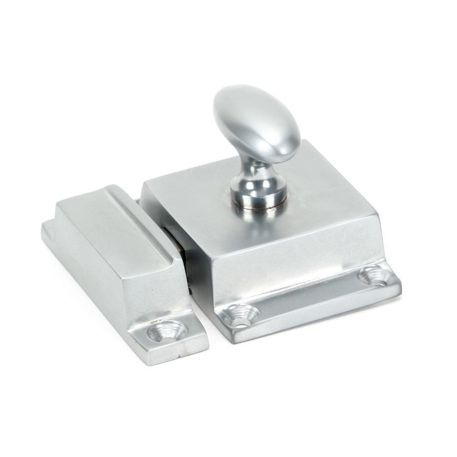 From the Anvil Satin Chrome Cabinet Latch - No.42 Interiors