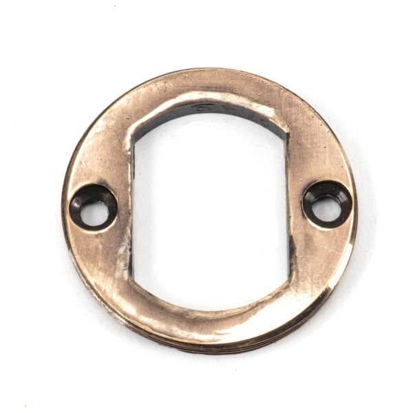 From the Anvil Polished Bronze Round Euro Escutcheon (Beehive)