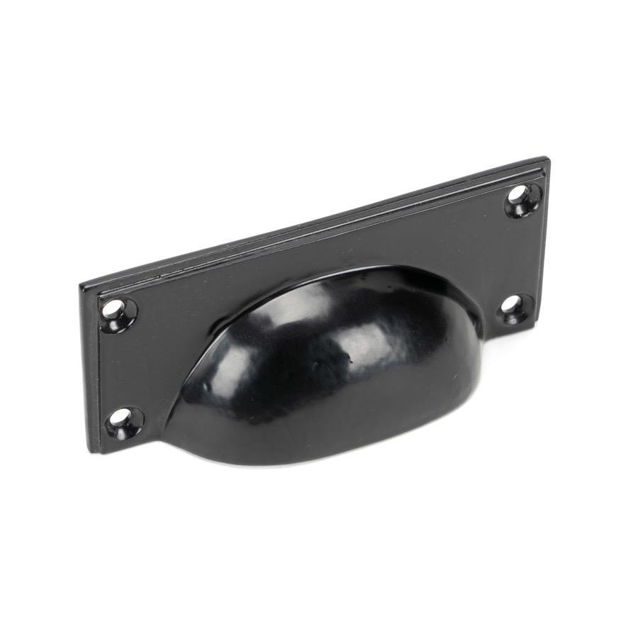 From the Anvil Black Art Deco Drawer Pull - No.42 Interiors