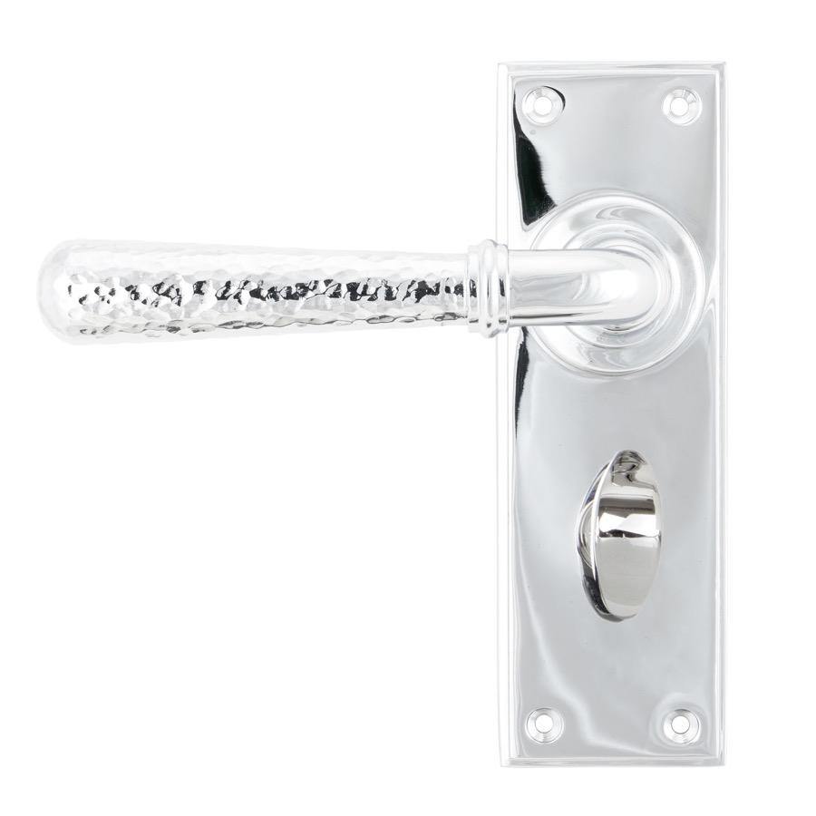 From the Anvil Polished Chrome Hammered Newbury Lever Bathroom Set - No.42 Interiors