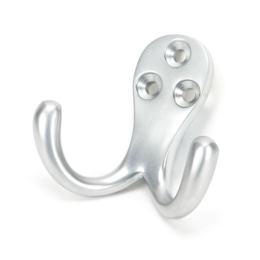 From the Anvil Satin Chrome Celtic Double Robe Hook - No.42 Interiors