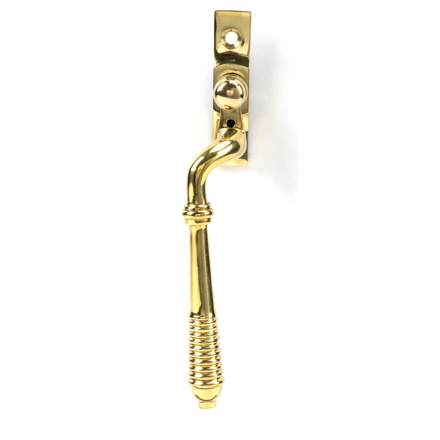 From the Anvil Polished Brass Reeded Espag - LH