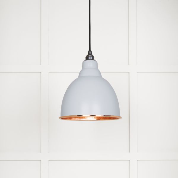 From the Anvil Hammered Copper Brindley Pendant in Birch