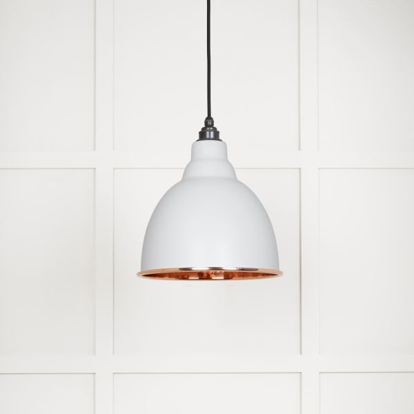 From the Anvil Hammered Copper Brindley Pendant in Flock