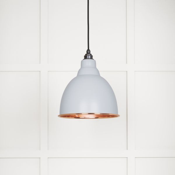 From the Anvil Smooth Copper Brindley Pendant in Birch