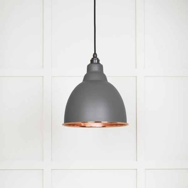 From the Anvil Smooth Copper Brindley Pendant in Bluff