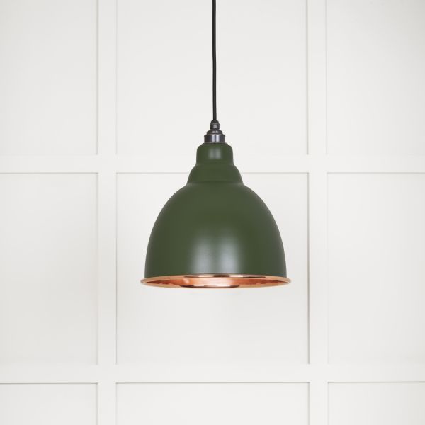From the Anvil Smooth Copper Brindley Pendant in Heath