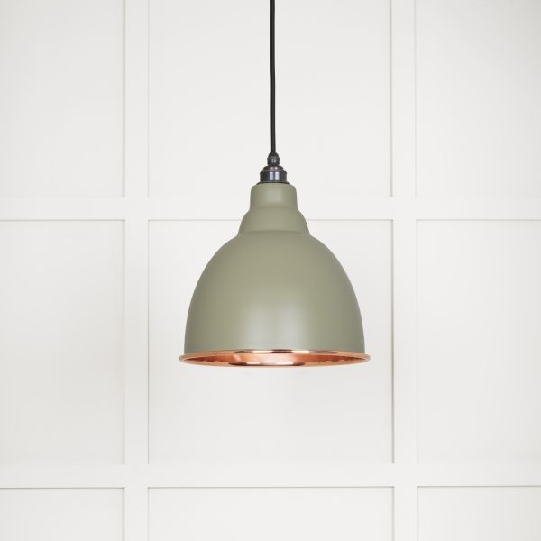 From the Anvil Smooth Copper Brindley Pendant in Tump