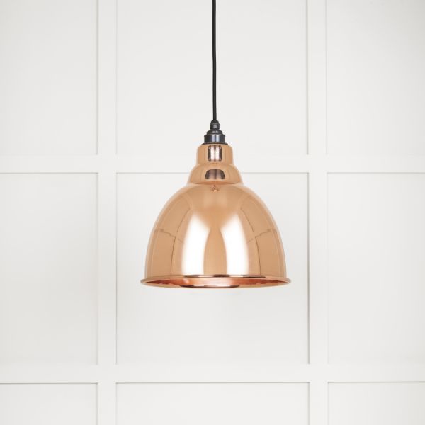 From the Anvil Smooth Copper Brindley Pendant