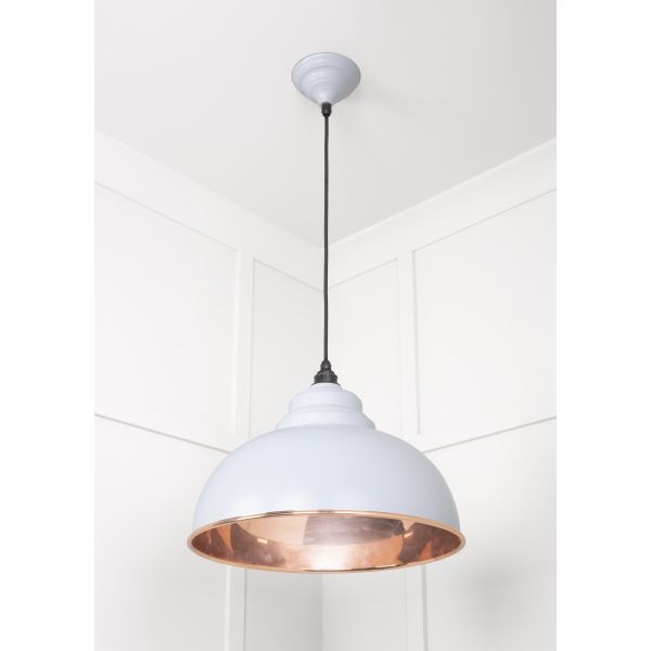 From the Anvil Smooth Copper Harborne Pendant in Birch