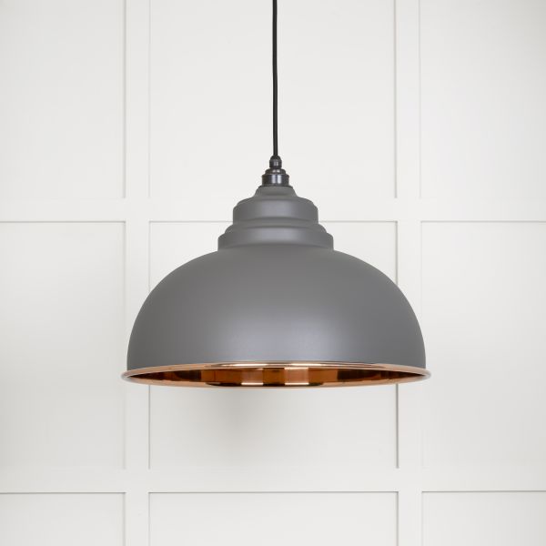 From the Anvil Smooth Copper Harborne Pendant in Bluff