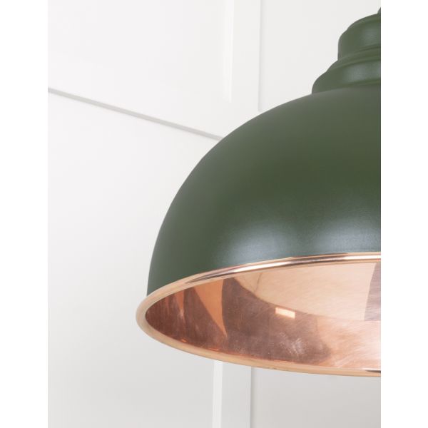 From the Anvil Smooth Copper Harborne Pendant in Heath