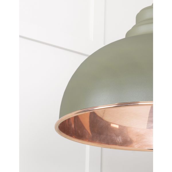 From the Anvil Smooth Copper Harborne Pendant in Tump