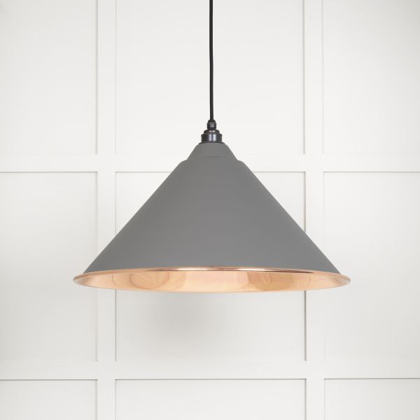 From the Anvil Smooth Copper Hockley Pendant in Bluff