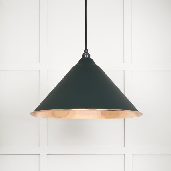From the Anvil Smooth Copper Hockley Pendant in Dingle