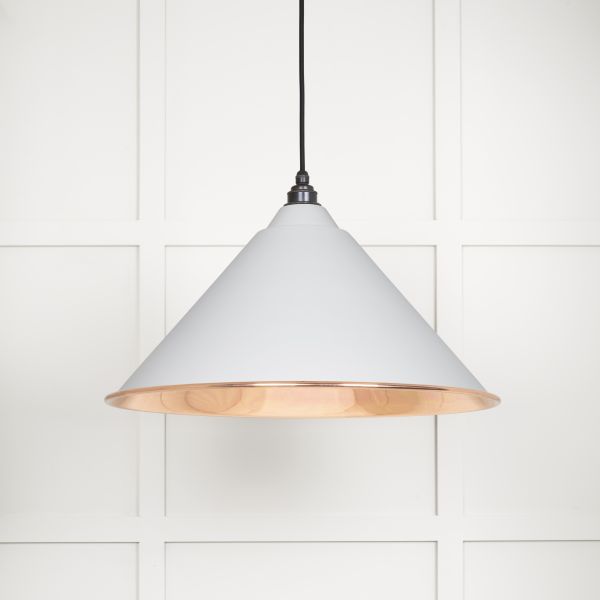 From the Anvil Smooth Copper Hockley Pendant in Flock