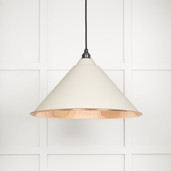 From the Anvil Smooth Copper Hockley Pendant in Teasel