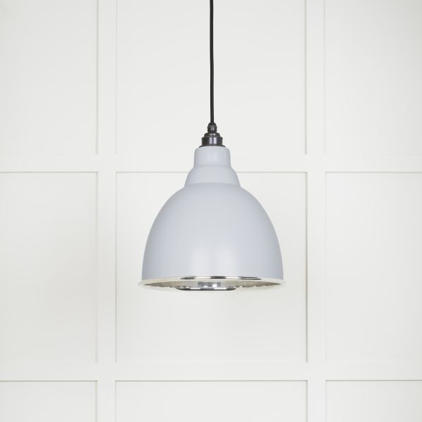 From the Anvil Smooth Nickel Brindley Pendant in Birch