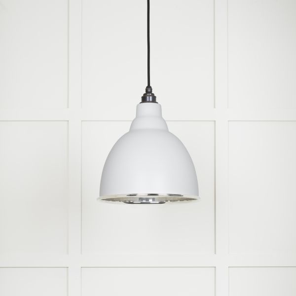 From the Anvil Smooth Nickel Brindley Pendant in Flock