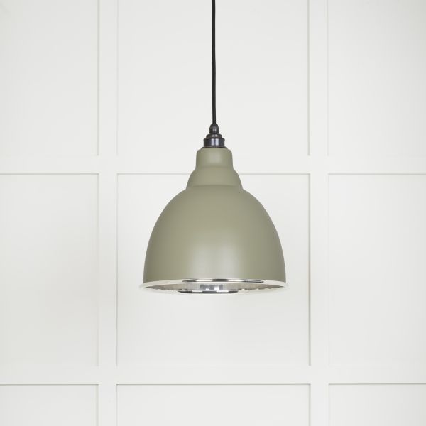 From the Anvil Smooth Nickel Brindley Pendant in Tump