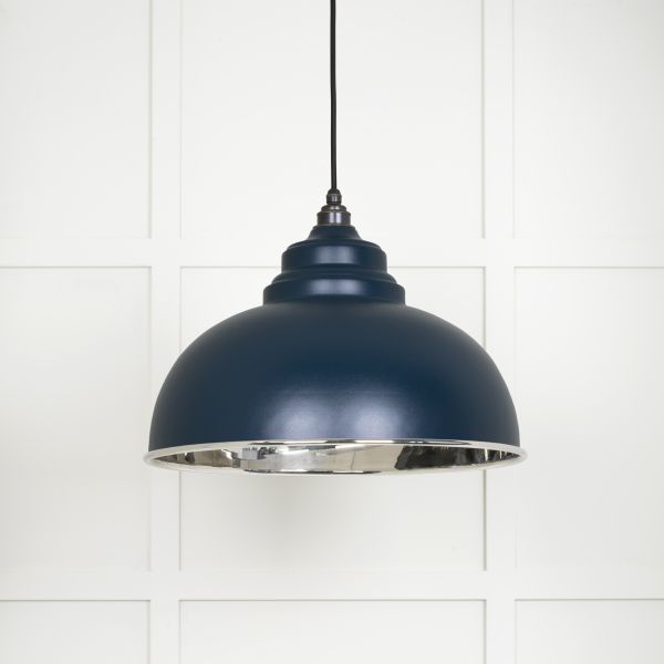 From the Anvil Smooth Nickel Harborne Pendant in Dusk
