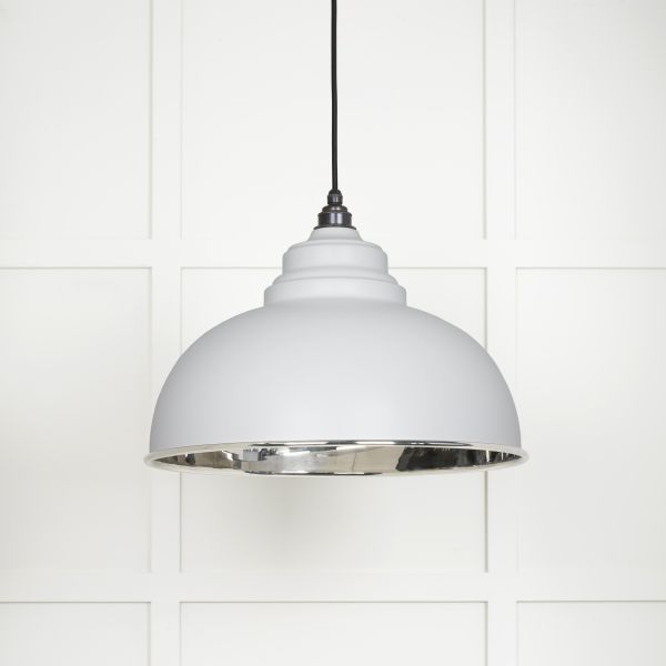 From the Anvil Smooth Nickel Harborne Pendant in Flock