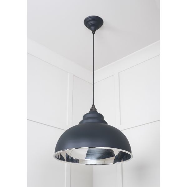 From the Anvil Smooth Nickel Harborne Pendant in Soot