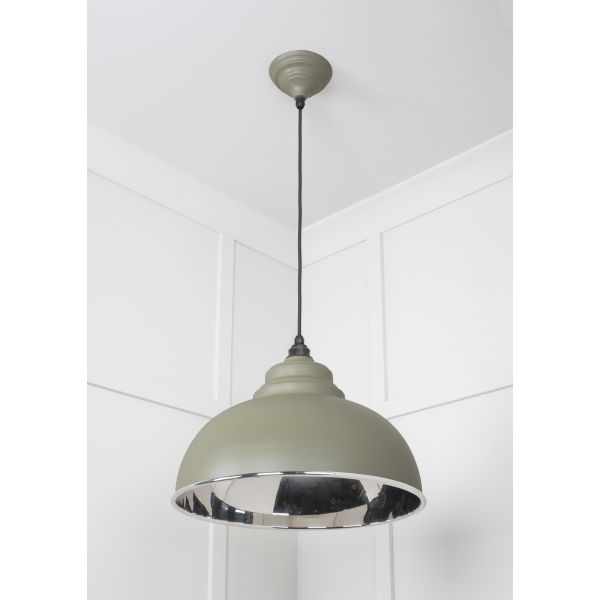 From the Anvil Smooth Nickel Harborne Pendant in Tump