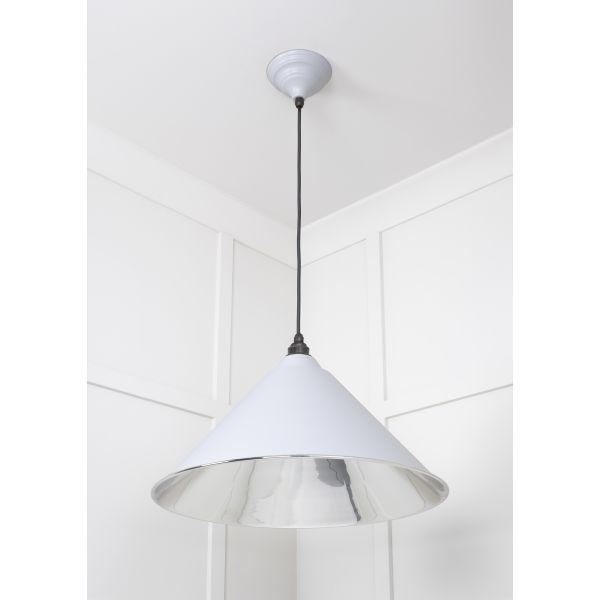 From the Anvil Smooth Nickel Hockley Pendant in Birch