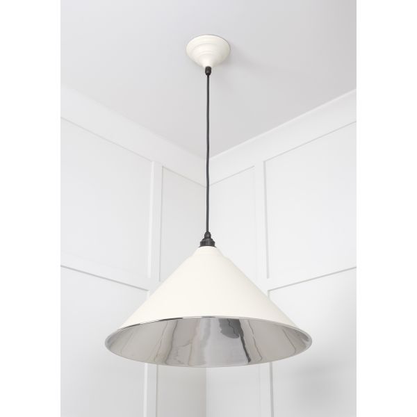 From the Anvil Smooth Nickel Hockley Pendant in Teasel