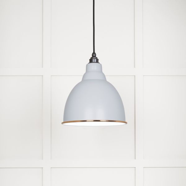 From the Anvil White Gloss Brindley Pendant in Birch