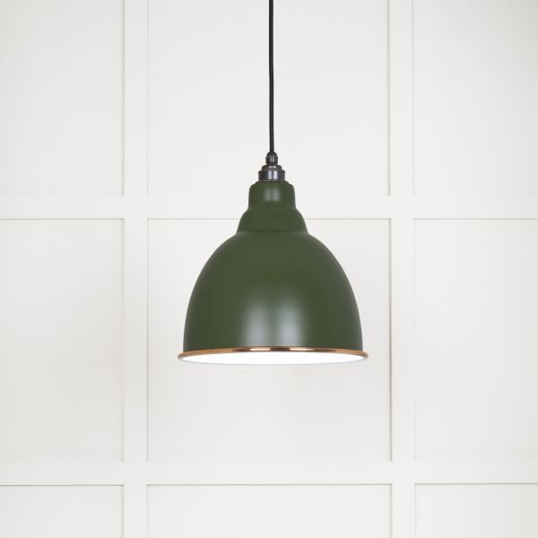 From the Anvil White Gloss Brindley Pendant in Heath