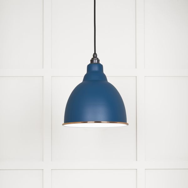 From the Anvil White Gloss Brindley Pendant in Upstream