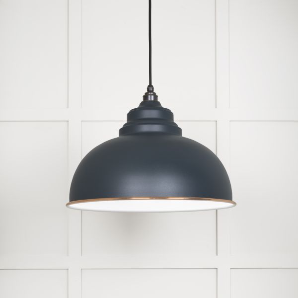 From the Anvil White Gloss Harborne Pendant in Soot