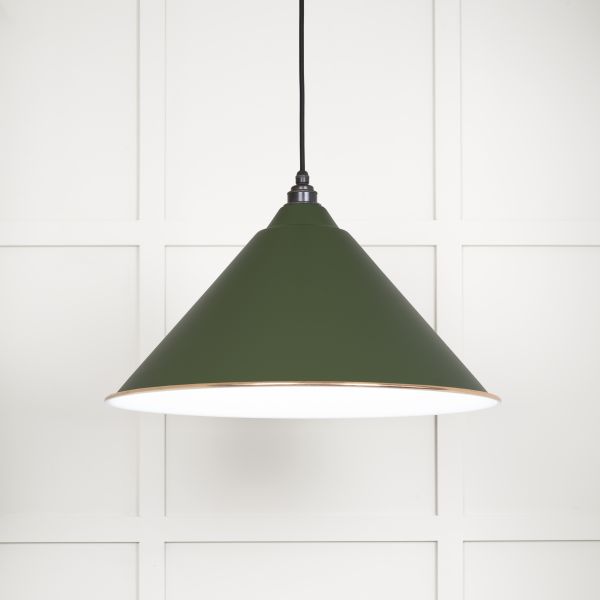From the Anvil White Gloss Hockley Pendant in Heath